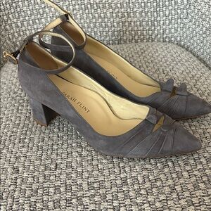 Sarah Flint Charcoal Suede Heels